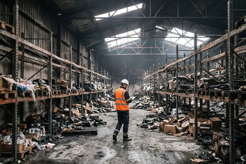 Incendio Industrial Nave Logística