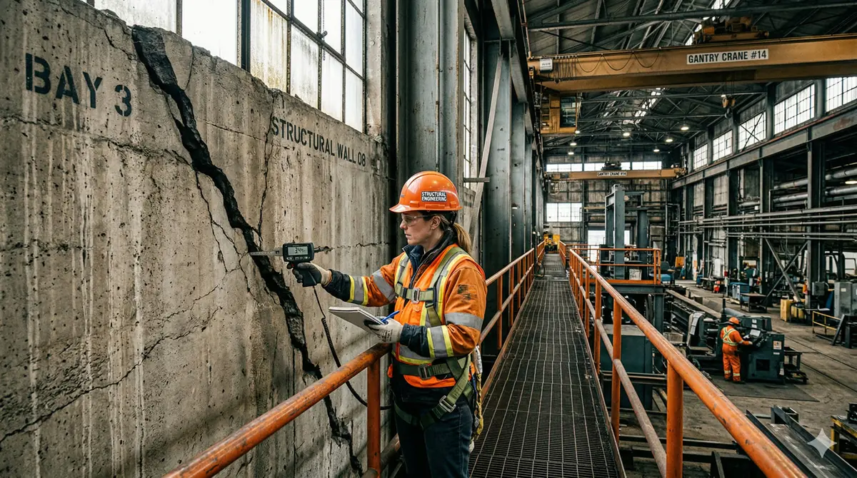 Peritaje de daños estructurales en edificios e industria