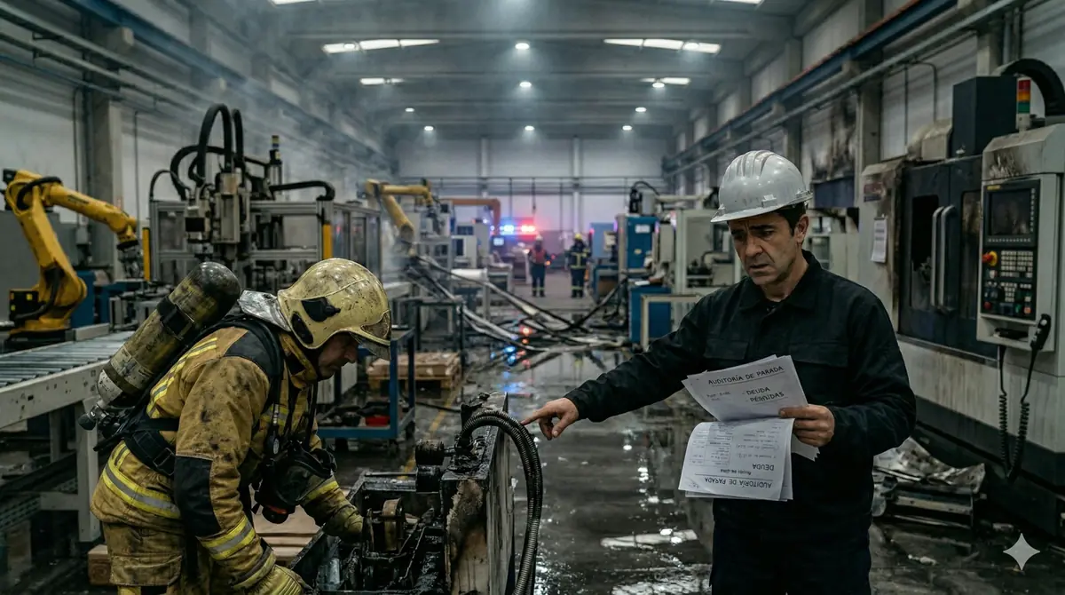 Peritaje de incendios en naves industriales y edificios